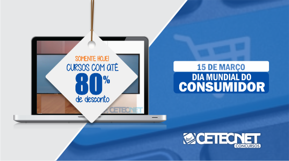 CetecnetOficial's tweet photo. [ATÉ 80% OFF NOS CURSOS EAD] Somente hoje! Dia Mundial do Consumidor. Saiba mais https://t.co/6FLWt8OZuj https://t.co/P5apvNmlS1