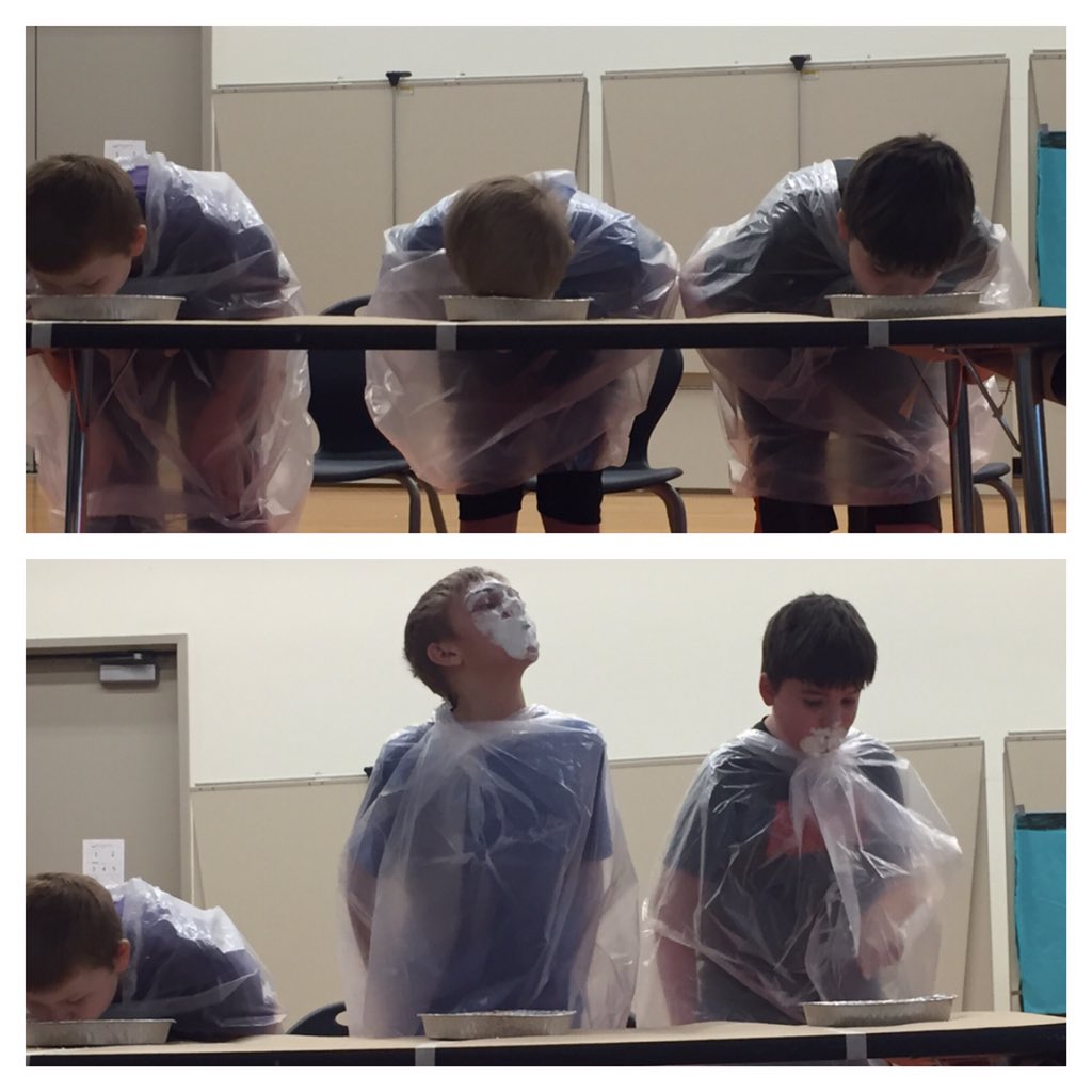MsFarrellFCPS's tweet photo. UMS students competing in celebration of Pi Day yesterday #fcpsUMS #UMSguidance https://t.co/6LiJlztp5F