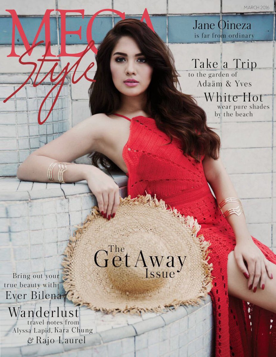solidteamjane's tweet photo. Check out https://t.co/H9zSDjc0xM now cause our girl @itsJaneOineza is on the cover! #MEGAstyleWithJane https://t.co/mwKzfnTc7c
