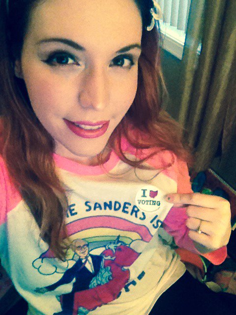 Amber Lee Connors On Twitter Just Voted For Berniesanders Ivoted C 