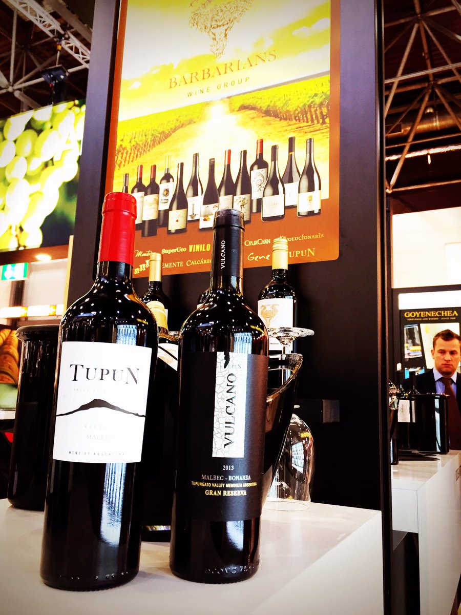 #ProWein2016 you can taste <a href="/bodegadeltupun/">Bodega del Tupun</a> in our stand Hall 9 H68 #GoBarbarians #Argentina