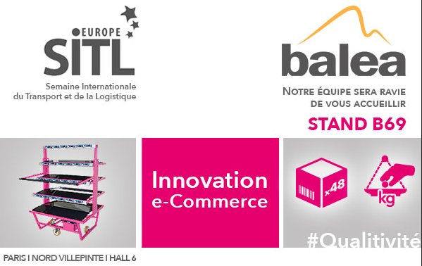 J-6 - Venez nous rencontrer au #SITL16 #INTRA16 du 22 au 25 Mars 2016 à Paris Nord Villepinte (Hall 6 - Stand B69).