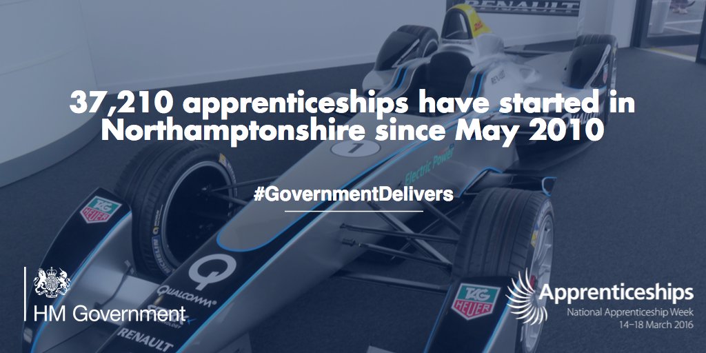 A winning formula for #apprenticeships in the county of <a href="/SilverstoneUK/">Silverstone</a> #NAW2016 #RiseToTheTop