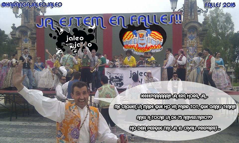 Jaleo_Jaleo's tweet image. GERMANIANS, COMENÇA L' ESPECTACLE!!
#xarangajaleojaleo #fallaavingudagermanies