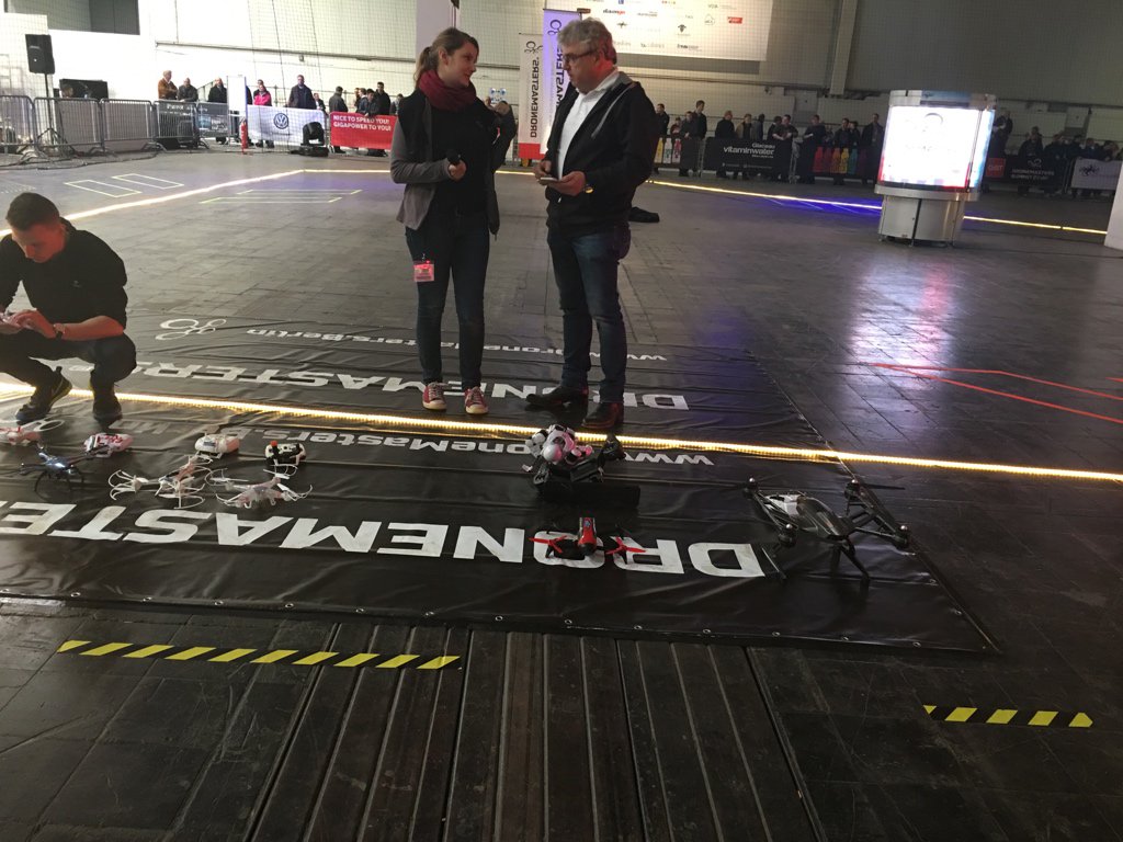 nibblerrick's tweet image. #Dronemasters @ #CeBIT