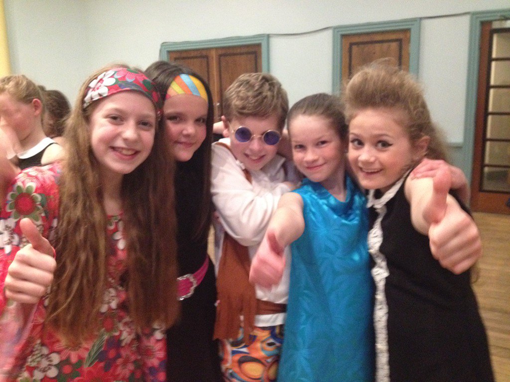 PSJSchool's tweet image. Ready to perform at dance umbrella