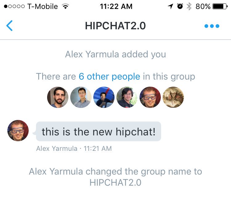 ameetkotian's tweet image. When #Hipchat goes down! DMs to the rescue!
