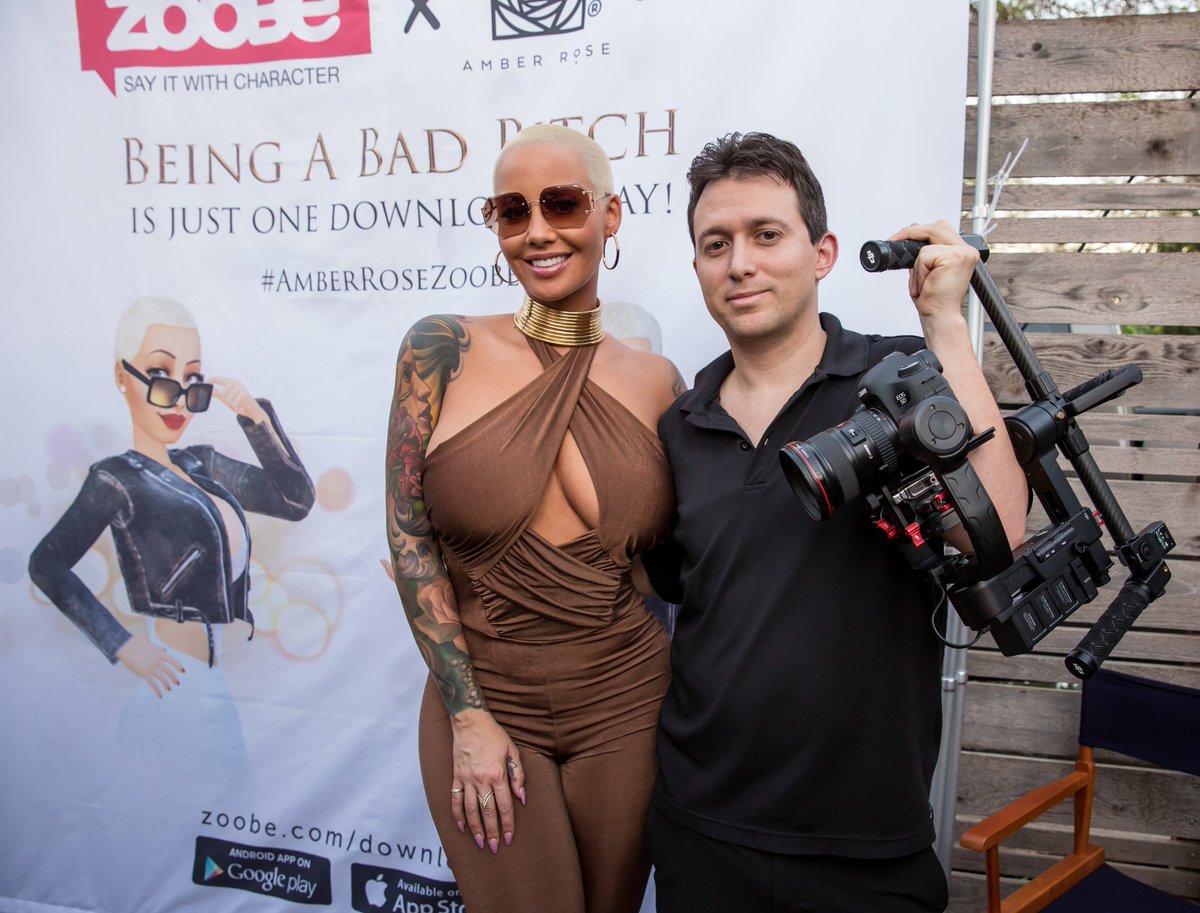 zcreativemedia's tweet photo. Fun times meeting, filming @darealamberrose @Zoobeapp 3D Character @sxsw @vidpaltravel @DJIGlobal #DJIsxsw #zoobeapp https://t.co/zed7w9sUvg