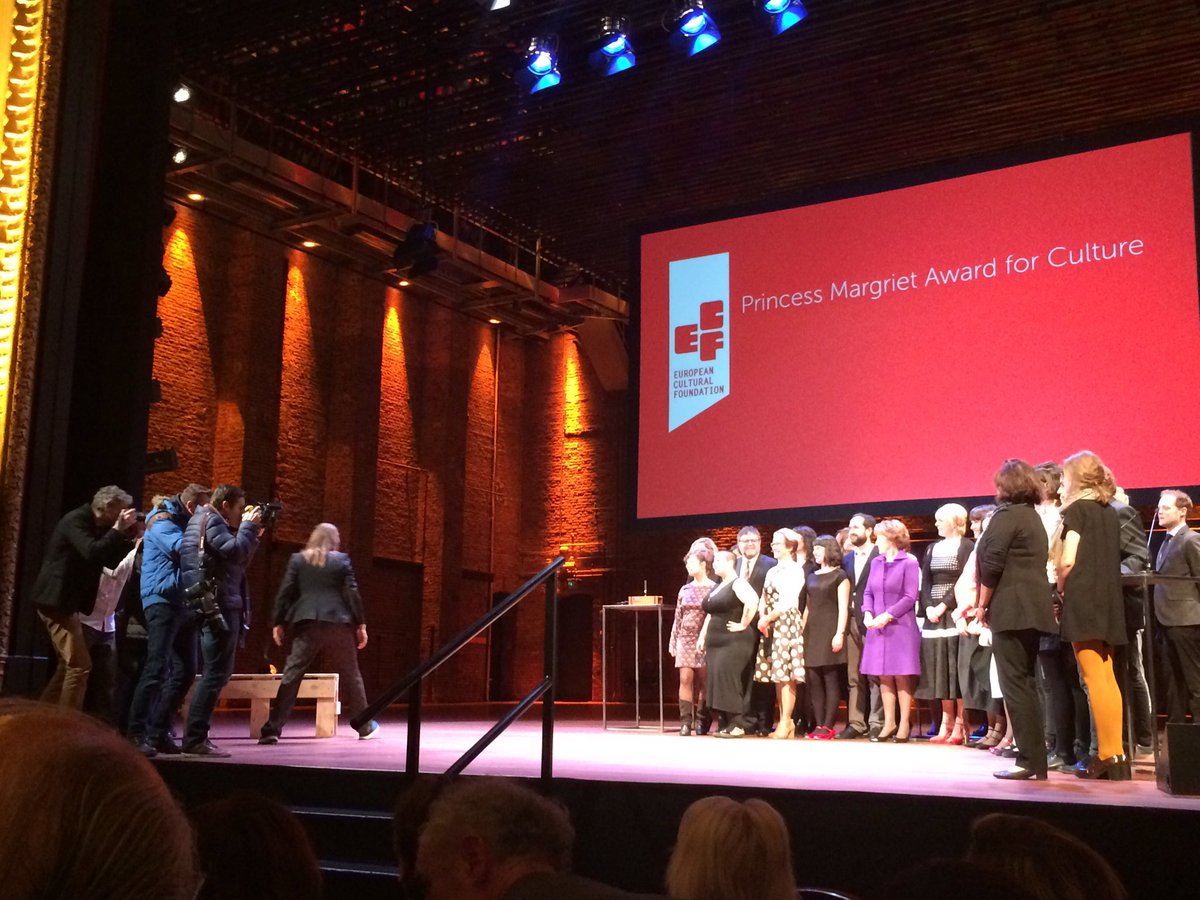 Inspirerend. @ECF_tweets #prijsuitreiking #PMA2016 #prinsesmargriet #award #amsterdam