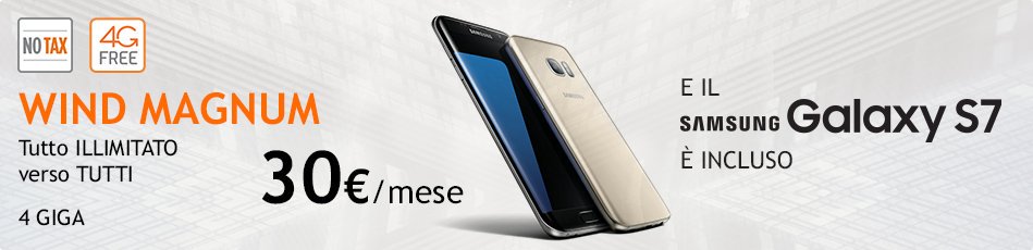 windmestre's tweet photo. 30€ tutto illimitato 4GB e Samsung S7 incluso nel prezzo
#windstoremestre #superofferta #windmagnum #happy https://t.co/mD0bbFVATX