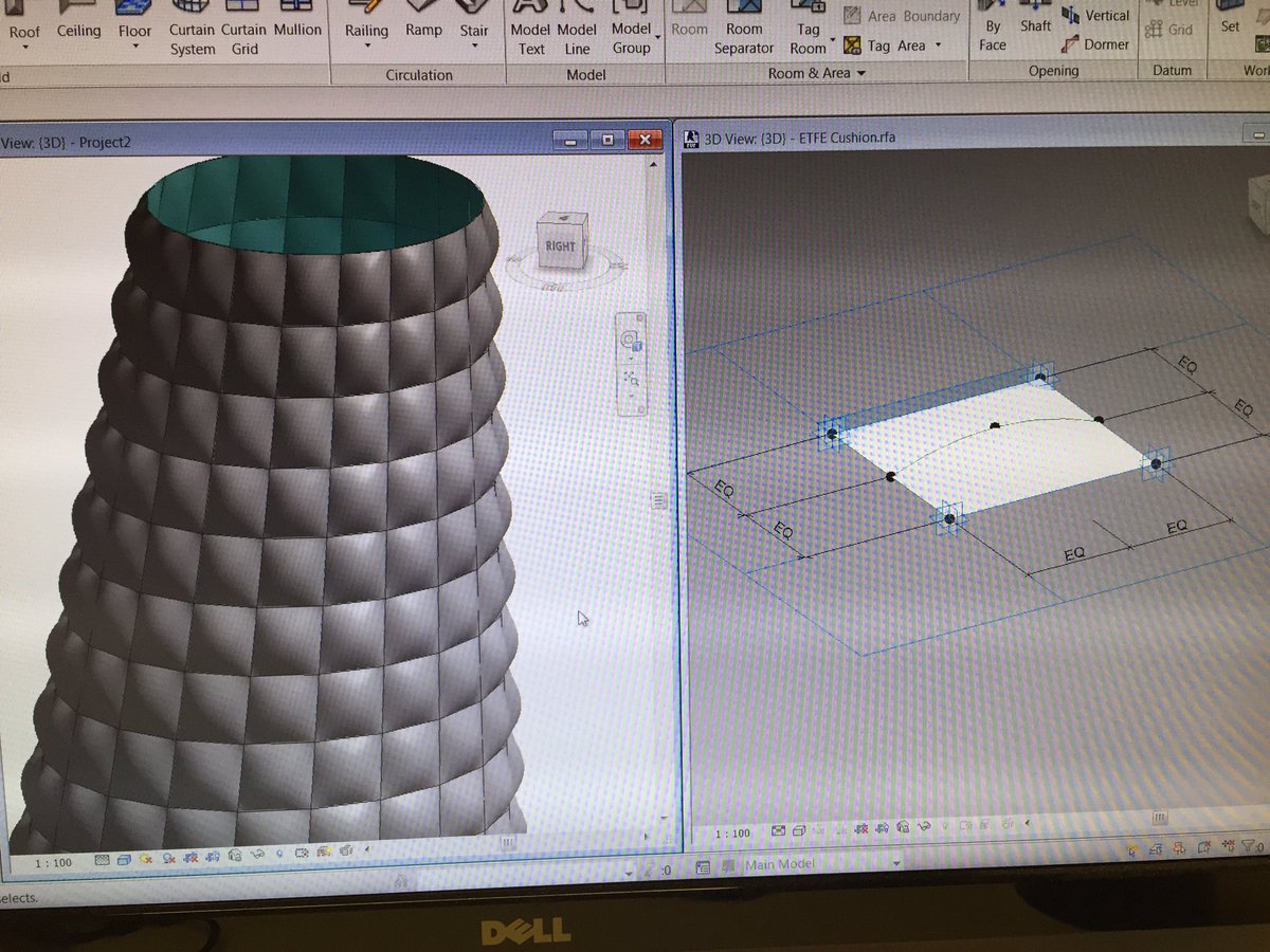 Is it a dalek or an adaptive component based facade? <a href="/dan_calverley/">Dan Calverley</a> #BIM #FunQuery