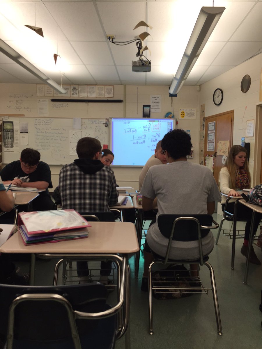 GoEHSMounts's tweet image. Learning trig identities in honors calc @GoMounts #shadowastudent #learningtons