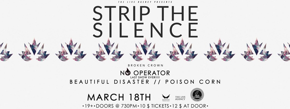 Tonight, check out some Nimbus alumni in <a href="/StripTheSilence/">Strip The Silence</a> <a href="/studiogranville/">Studio Records</a>! facebook.com/events/8466524… #livemusic