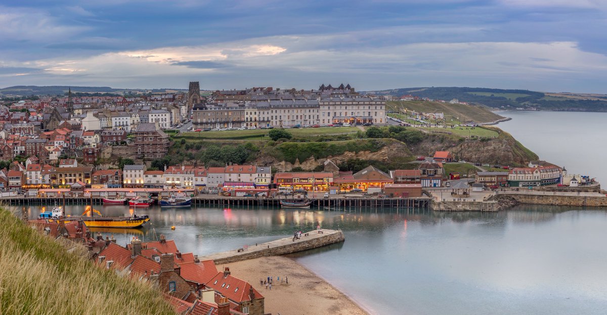 whitbyseafoods's tweet photo. "It is the quietening of the day that most appeals"  #dusk #OurTown #BloominSpecial #whitby https://t.co/WB3eVnxTEs