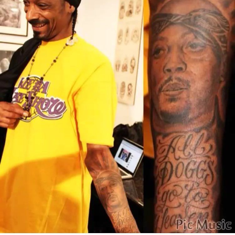 Snoop Dogg Gets A Tattoo From Mr Cartoon  YouTube