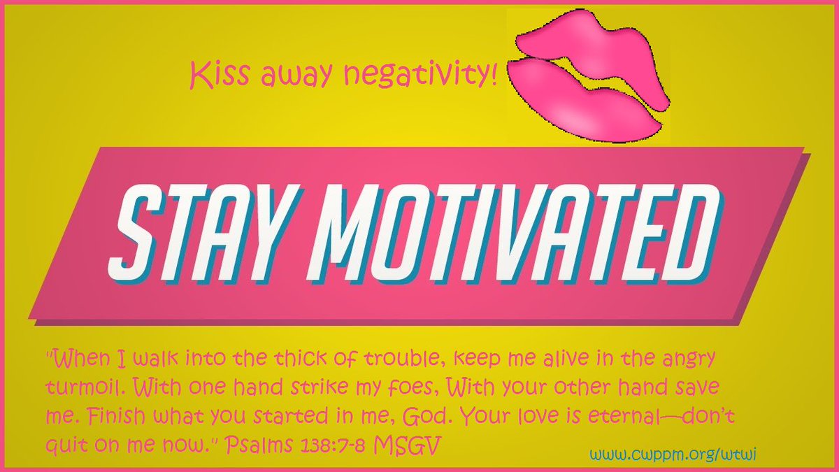 pastorrljohnson's tweet photo. #encourageyourself #motivated2win #NOnegativity #wtwi https://t.co/Y8l9cjfDKr