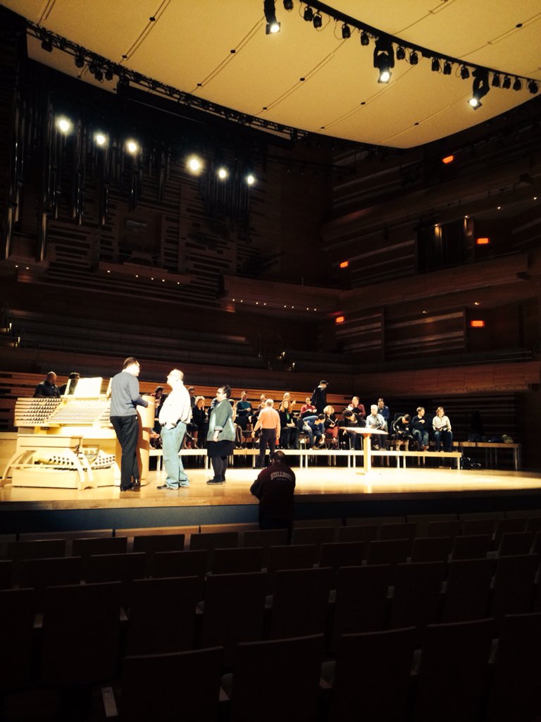 Prepping for tonight's concert. Eeeeeeee! @OSMconcerts #Montreal #MaisonSymphonique