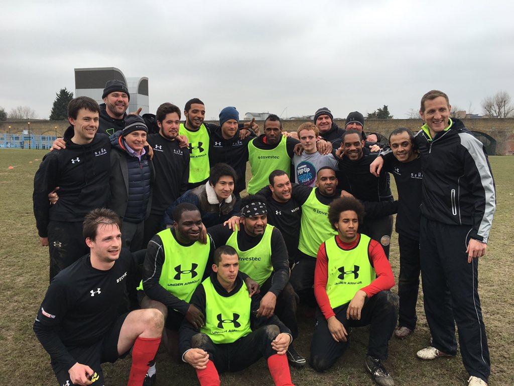 AndyGomarsall's tweet photo. Special day @SoHKCharity incredible support from the big man. Hope we c @idriselba soon! #maxmoore @AHundredStreets https://t.co/8R7EhYNNmQ