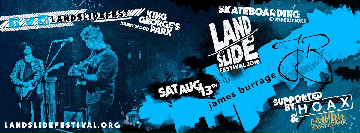 LandslideFest's tweet image. @james_burrage joins #LandslideFest 👌