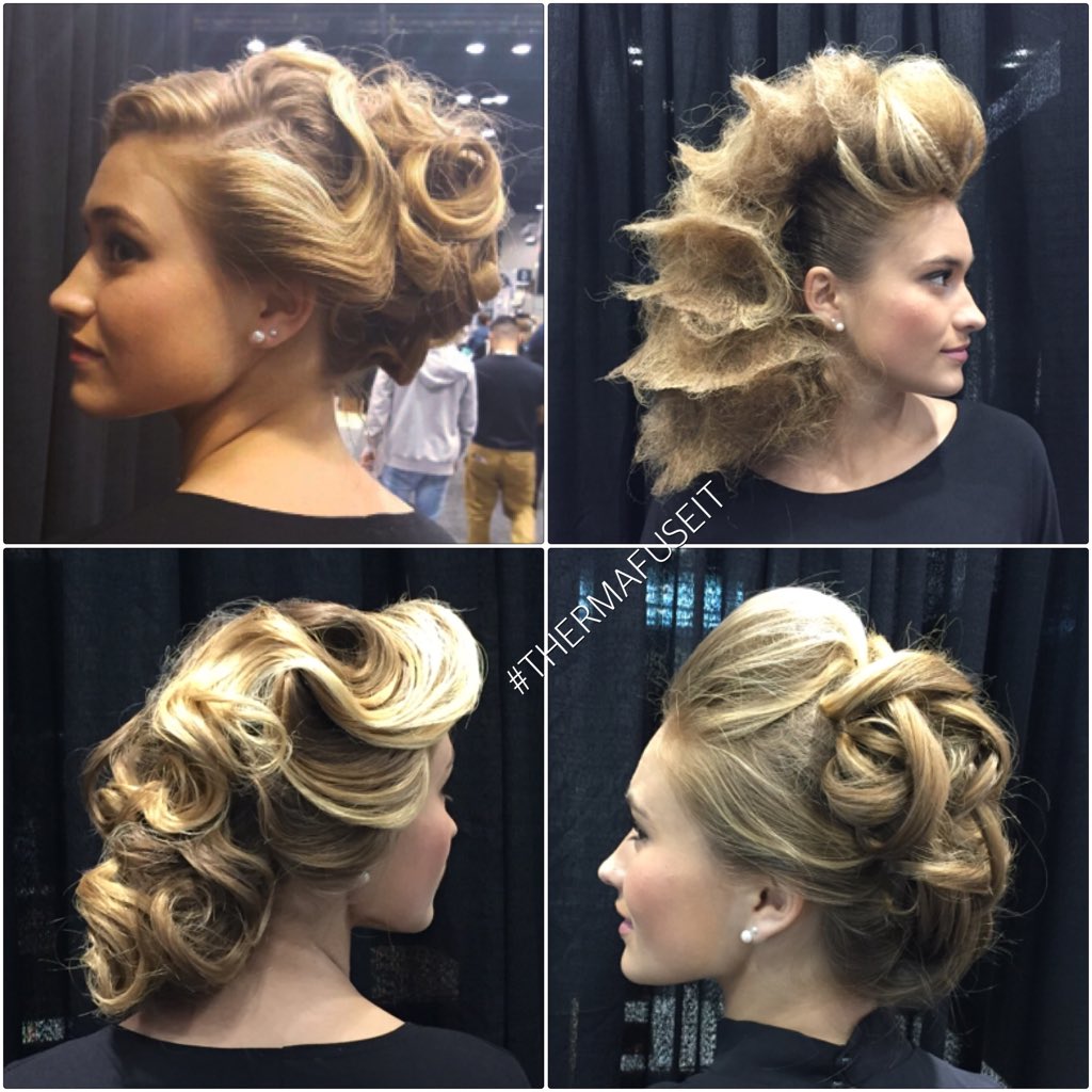 Not a single hair piece/weft was used in the creation of our stage looks this past weekend - <a href="/ABSUpdates/">America's Beauty Show</a>