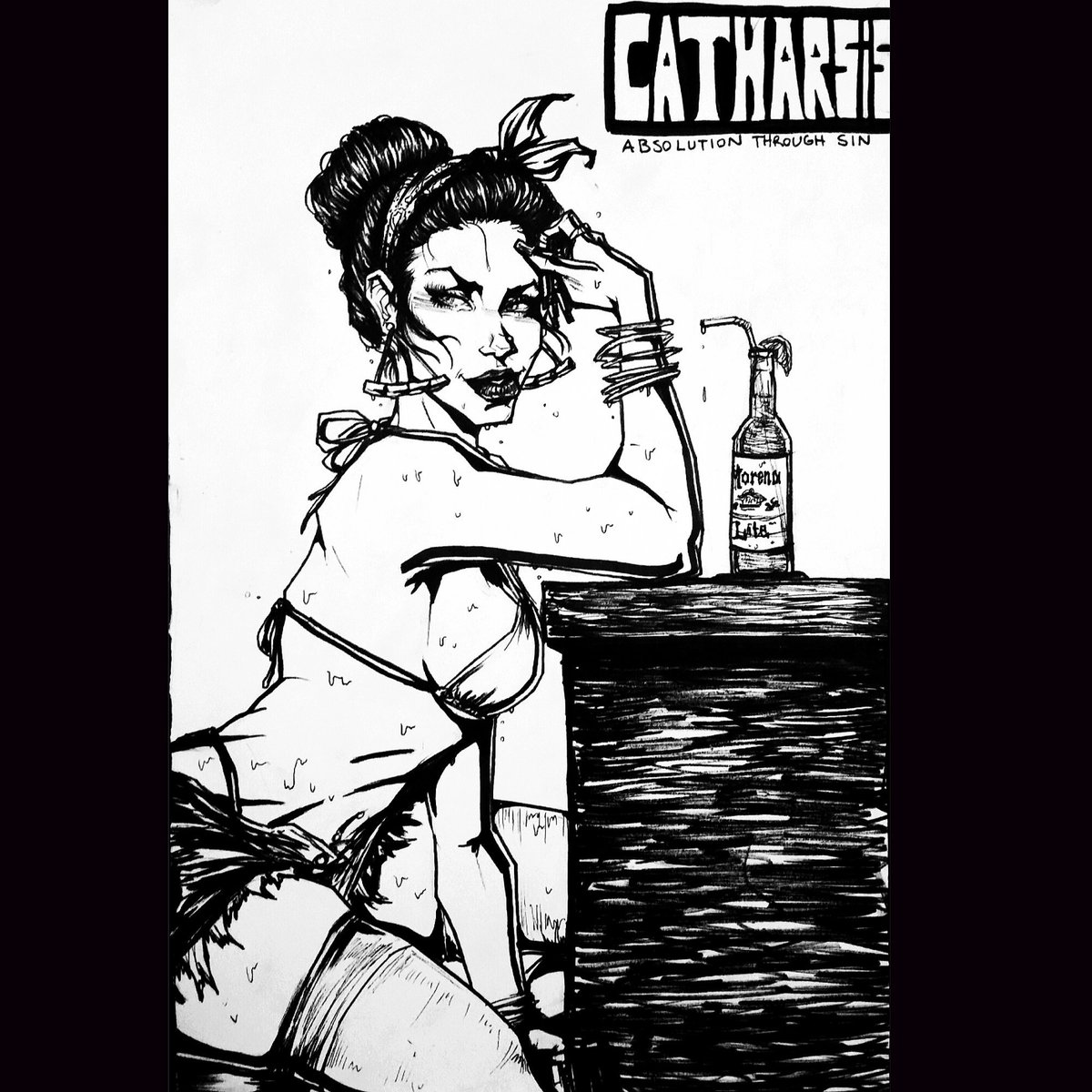 tzegua's tweet photo. Ysenia from my #CatharsisProject #comicart #comic #characterdesign #ink #illustration https://t.co/HxxGfJksff