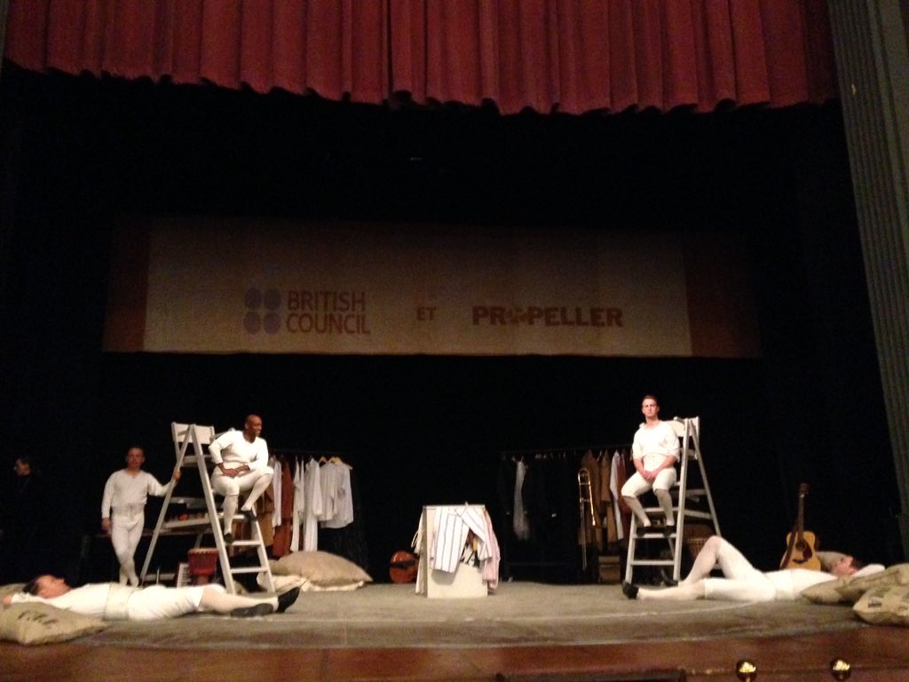 Martin Daltry (@martindaltry) on Twitter photo #ShakespeareLives in #Algeria with A Midsummer Night's Dream by <a href="/PropellerTheatr/">Propeller Theatre Co</a> <a href="/BritishCouncil/">British Council</a> <a href="/UKTheatreDance/">British Council Theatre and Dance</a> #ShakespeareLives in #Algeria with A Midsummer Night's Dream by <a href="/PropellerTheatr/">Propeller Theatre Co</a> <a href="/BritishCouncil/">British Council</a> <a href="/UKTheatreDance/">British Council Theatre and Dance</a>