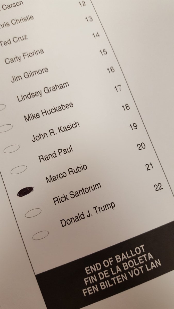 gBaldor's tweet photo. @marcorubio #SuperTuesday #vote https://t.co/4KcJPa74m9