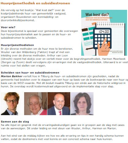 Speciaal voor #gemeenten Bijeenk. Huurprijsmethodiek &amp; subsidiestromen 12/4 bit.ly/1QUYHhl met <a href="/FaktonNews/">Fakton</a>