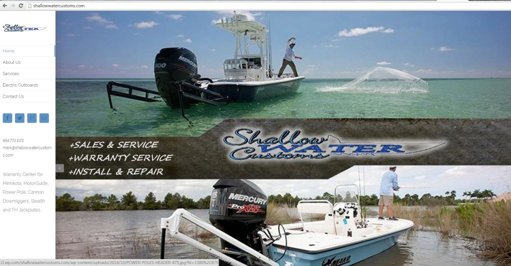 OutdorWebDesign's tweet image. Shallow Water Customs outdoorwebdesigns.com/shallow-water-…