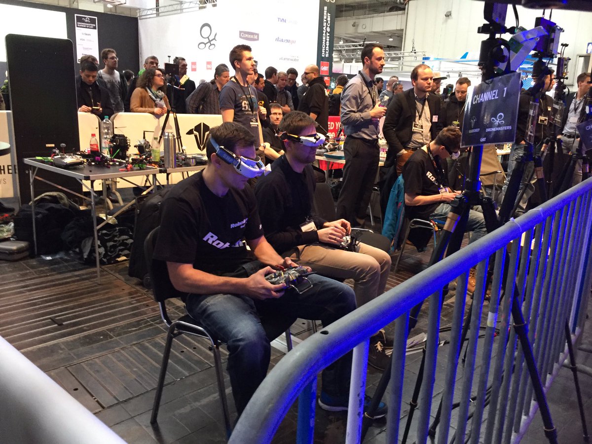 florianharmel's tweet image. #dronemasters pilots at #CeBIT2016