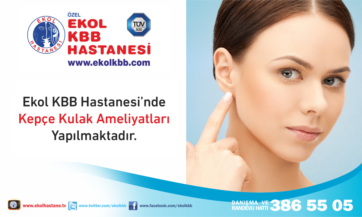 bazekolsaglik's tweet photo. Ekol KBB Hastanesi'nde Kepçe Kulak Ameliyatları Yapılmaktadır.
Danışma ve Randevu İçin: 0 232 386 55 05 https://t.co/pLxv4RVxuN