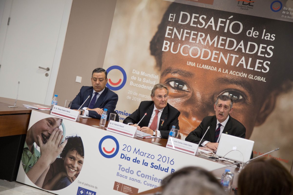 fdiworlddental's tweet photo. #FDIatlas launched in Spanish/French today at press conf in #Madrid #WOHD16 @CNSJ_Dentistas https://t.co/28leEv5JHH https://t.co/ZmvuSO7i45