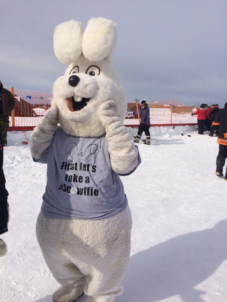 LabWinterGames's tweet photo. #Snowff is at Snowshoeing! Come get a #Snowffie! https://t.co/ubRsPQipkA