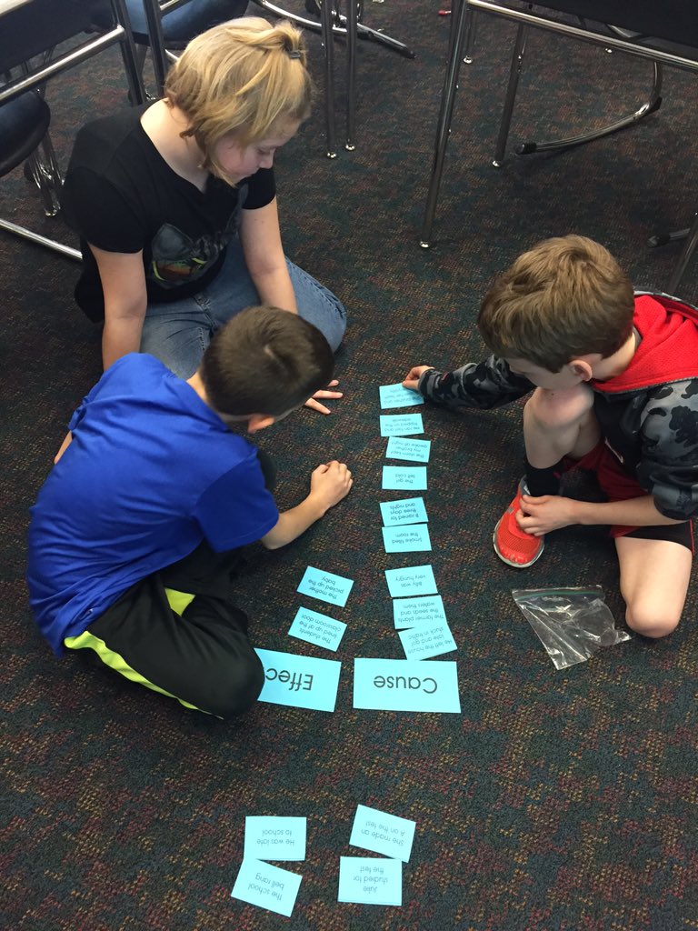 OtsegoGrade3's tweet photo. Hands on reading activity. I β€οΈ the conversation and collaboration. #MrsSeeger #OESbest #OtsegoKnights https://t.co/zvAQ0nF3vU