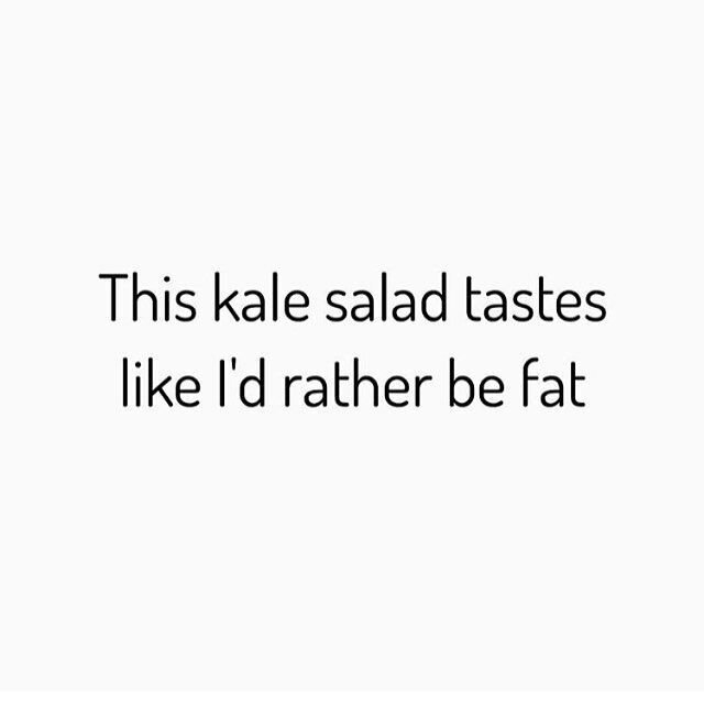 915theBeat's tweet photo. Yuck! #KaleSalad #IdRatherBeFat - @RobDanielsOnAir https://t.co/2Ax7EOcYqk
