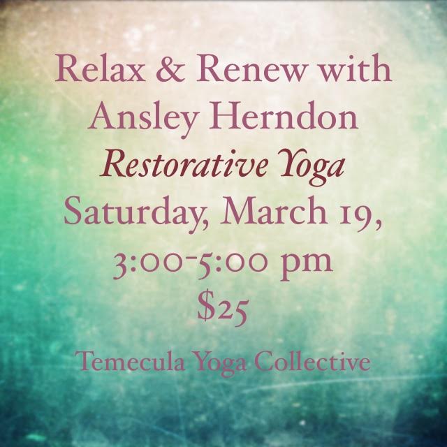yogaTYC's tweet photo. Restorative Yoga with Ansley. This Saturday, 3/19. Please register here: https://t.co/0VoFM2FVfv https://t.co/cVG5bSpuUG
