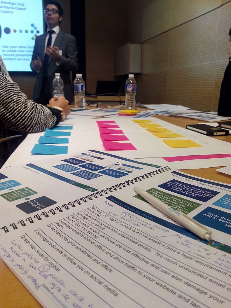 SandraSolisCoac's tweet photo. @SandraSolisAce y @vegapaz10, del equipo #Digital2Insight de @everis en el workshop de #MarketingDigital de #IBM https://t.co/URQzPCoJYV