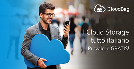 Tnet_Italia's tweet photo. Con #CloudBag condividi tutti i file, foto, video, con un semplice click! Provalo è gratis https://t.co/103QEqpeQ3 https://t.co/QYLnTIWUpx