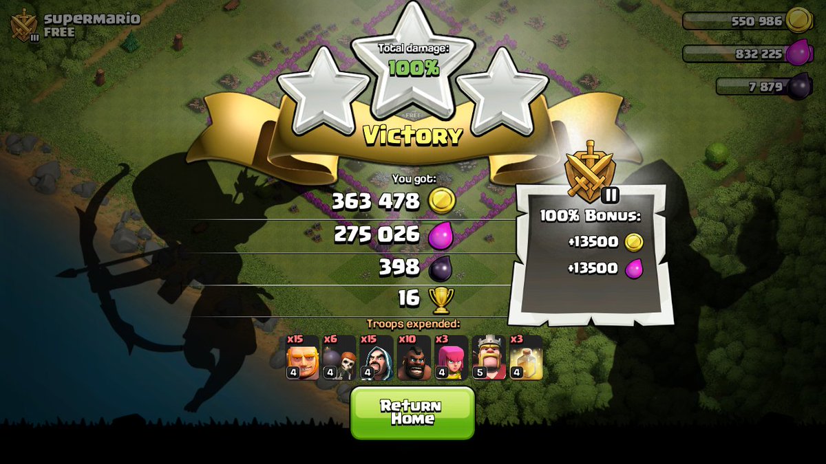humanpasta's tweet photo. Loot of the day! #ClashOfClans #COCLoot https://t.co/opAehXQcmZ