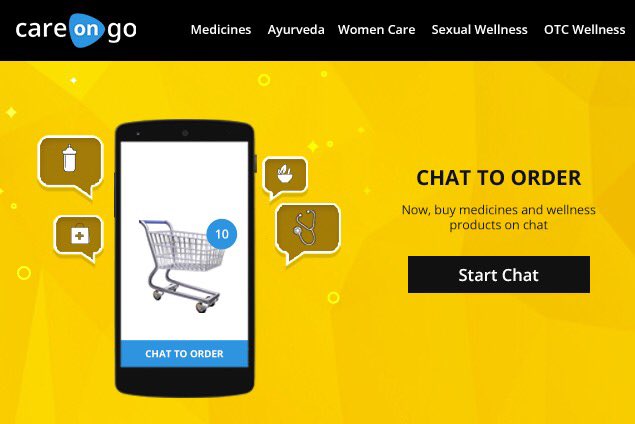 hellotars_ai's tweet photo. .@CareOnGo_India making medicine ordering simple using @hellotars_ai #ChattoOrder #convcomm https://t.co/fbWGPlB2mu https://t.co/OPmh7n8t9b