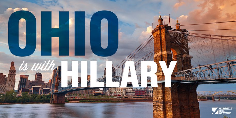 BridgeProject21's tweet photo. #Ohio is with @HillaryClinton #OhioPrimary #OHPrimary #ImWithHer #OHforHillary #OhioforHillary #HillYes https://t.co/da3rIq07zU