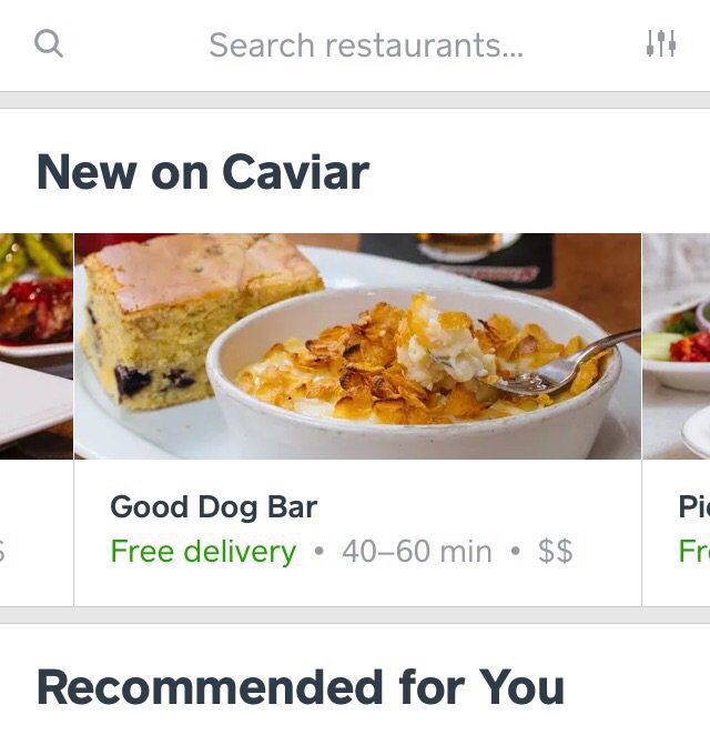 gooddogbar's tweet image. We are #Live! @TryCaviarPhilly is now delivering @gooddogbar @GDChefJess delicious dishes! #Delivery #GoodDogBar