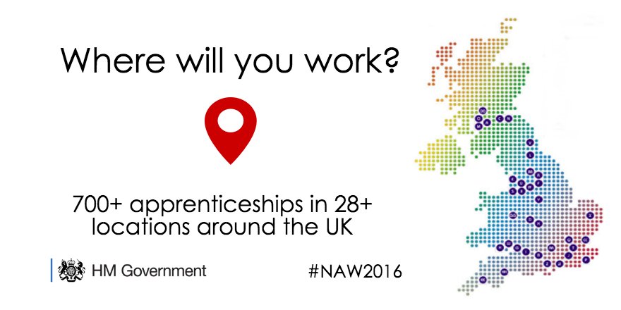 UKCivilService's tweet image. We're looking for 700 apprentices across UK for some of our most challenging roles ow.ly/Zu3yj #NAW2016