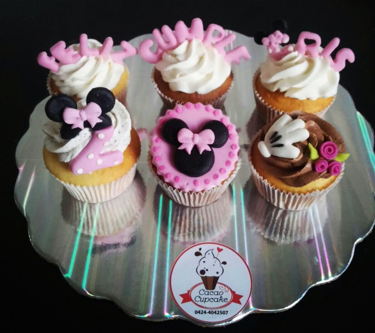 cacao_cupcake's tweet photo. #minniemousecupcakes #cacaocupcake #hechoenValencia #tasty #foodies #fondant #hechoamano.
Pedidos al 04244042507 https://t.co/yebhlFDbBz