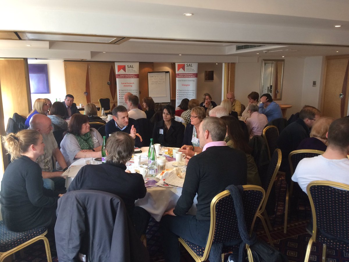 scotlandlord's tweet photo. Landlords and letting agents attending a packed Glasgow Branch meeting to discuss latest PRS issues. https://t.co/Vqs5swjs3l