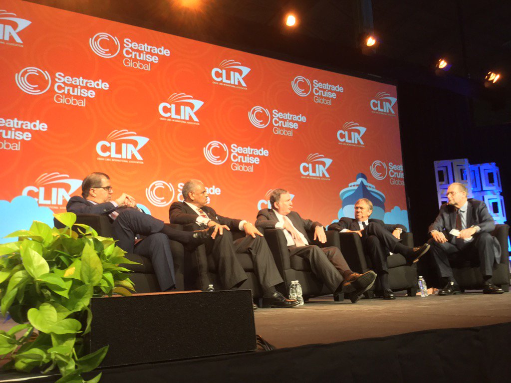 Antoauto's tweet photo. Fort Lauderdale, conferenza sullo stato di salute dell'industria cruise con i CEO dei primi 4 gruppi armatoriali https://t.co/qVktE4QA62