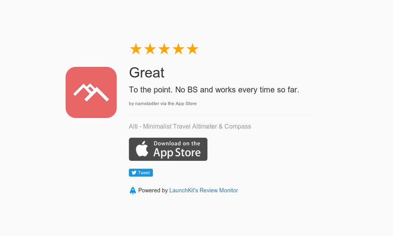 MonkeyTheorem's tweet image. 5 Star Review: "Great: To the point. No BS and works every time so far." launchkit.io/reviews/drodjh…