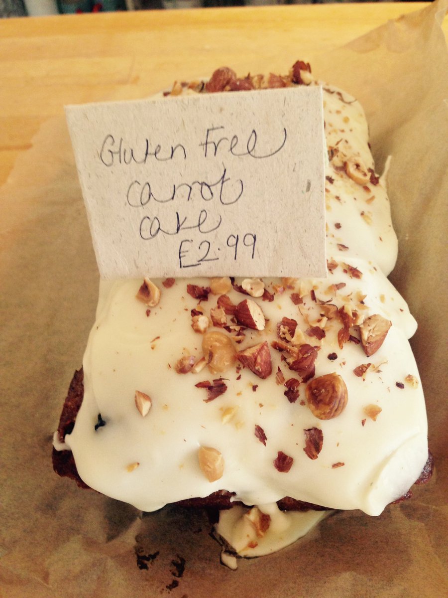 Gluten free carrot cake is yummy! #glutenfree #local #cornwall