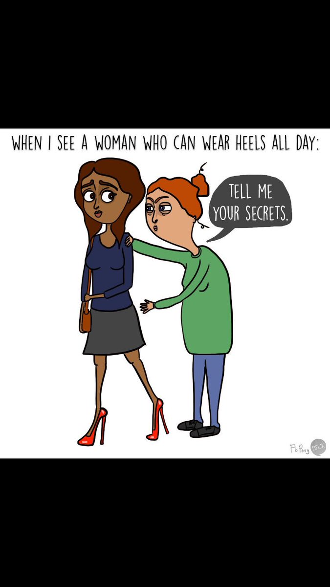 Itskepsss's tweet photo. HAHAHA SO ME #heelsproblem https://t.co/8lsBVJZULF