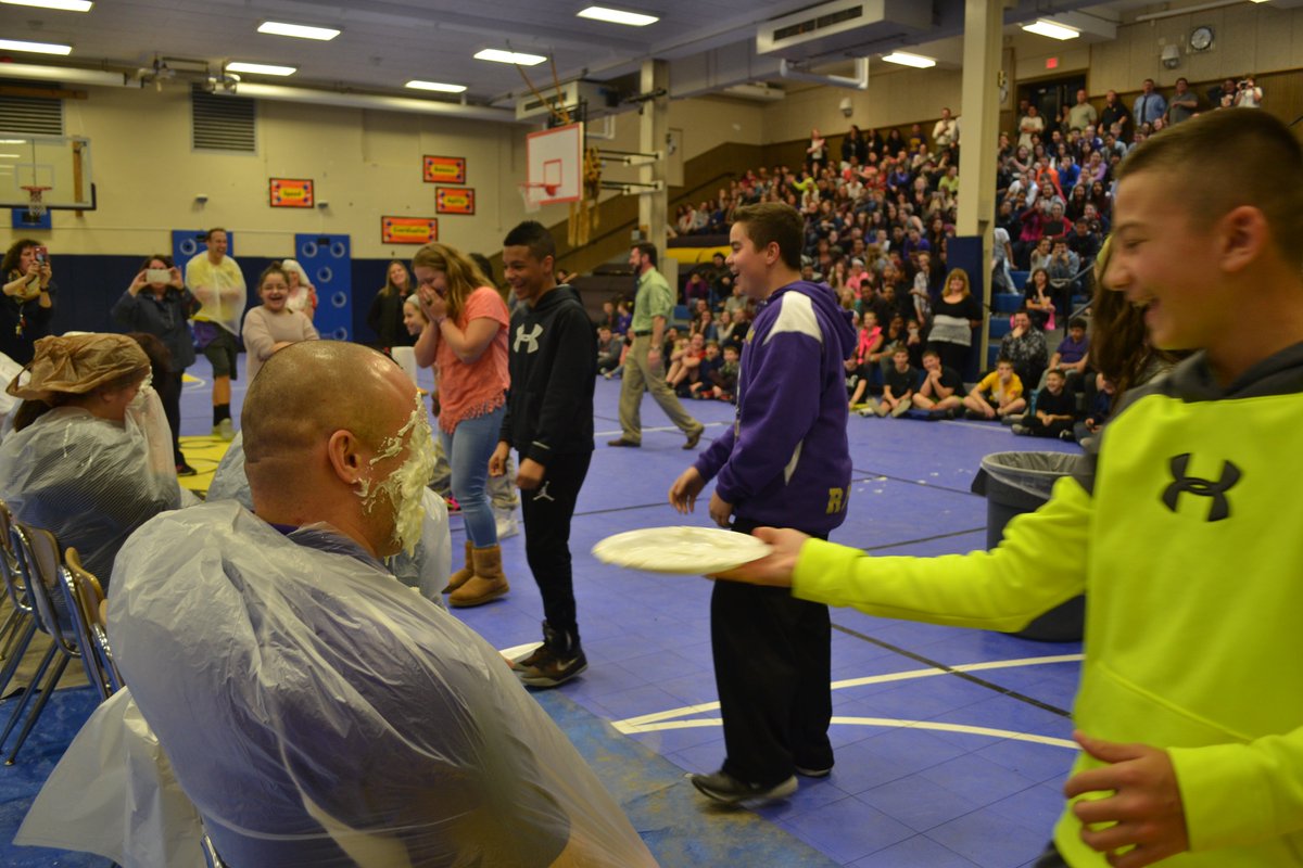 AMSTGASD's tweet image. VIDEO: Watch @LynchGASD students pie their teachers for a good cause on #PiDay2016 vimeo.com/159057872